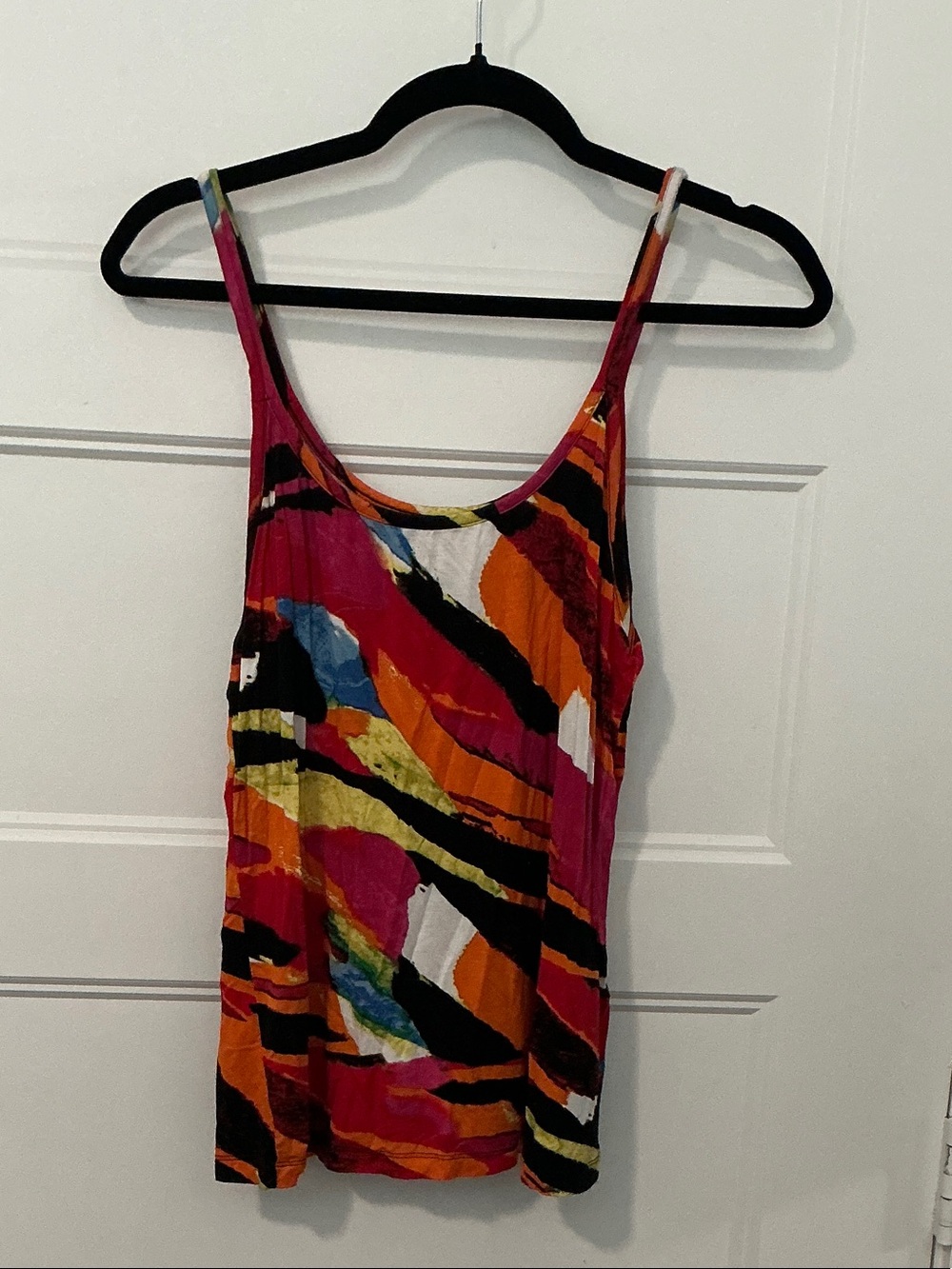 Women’s Abstract Print Tank Top in Multicolor